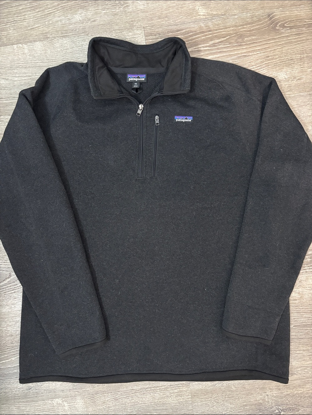Patagonia Men’s Better Quarter Black Zip Fleece Pullover XXL
